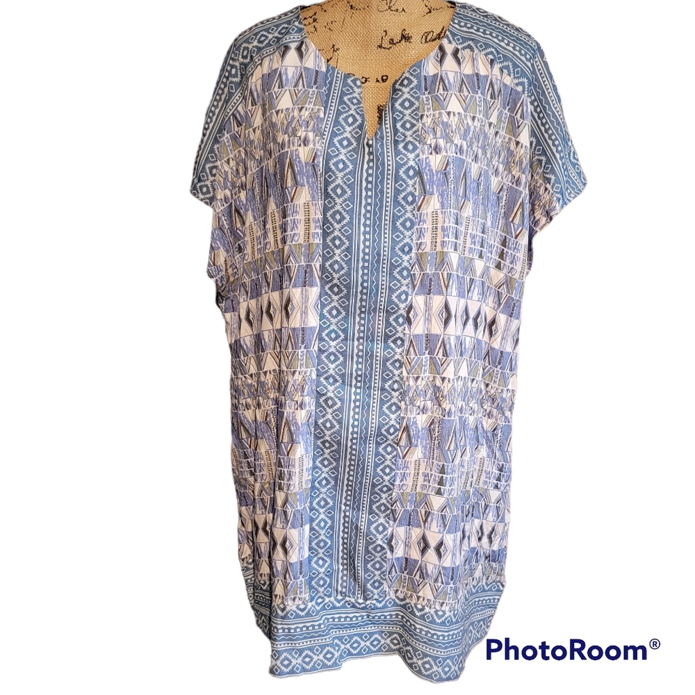 NWT C.O.C. Clothing Obsessed Company Tunic Dress Cover-up Plus  3XL 22/24/26